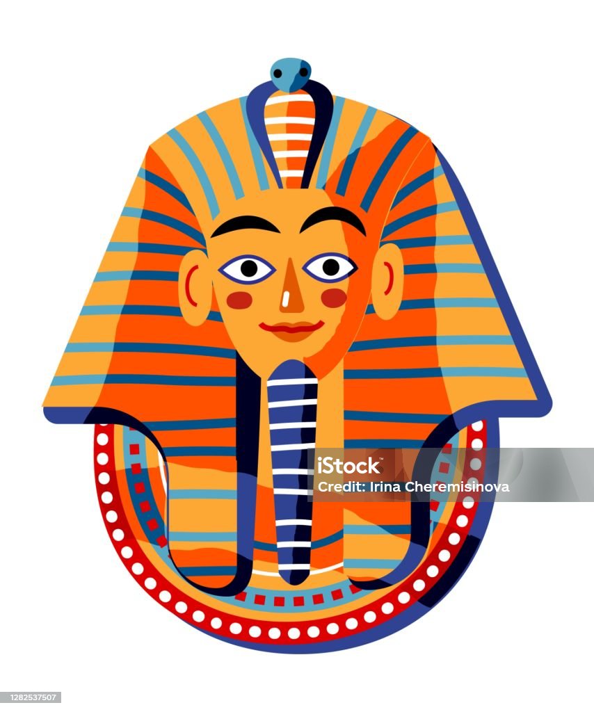 Faraon Vector Ancient Egypt Pharaoh Statue Egyptian Art History Symbol And God Vector ...