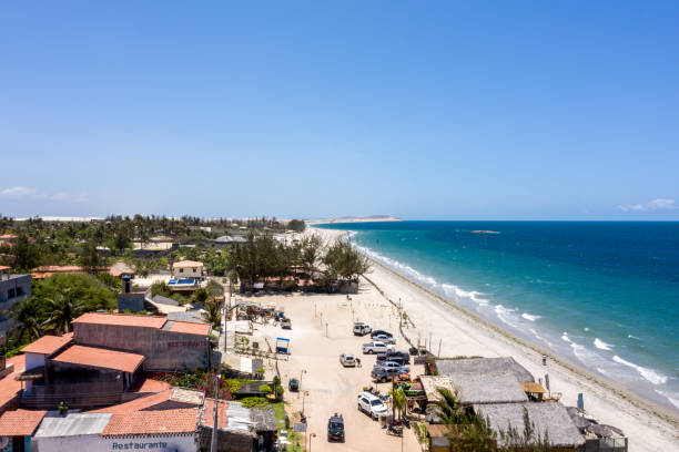 istock High angle view of Prea Beach, Ceara, Brazil 1282538744