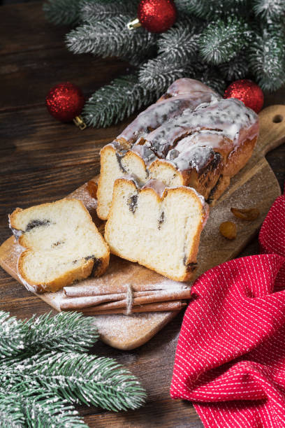 istock Homemade Christmas cake. Festive pastries 1282539731