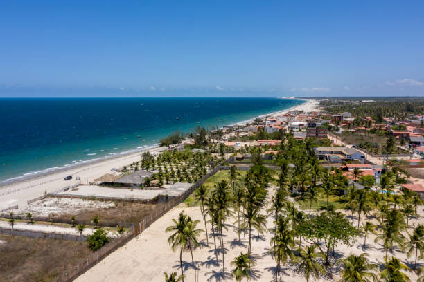 istock High angle view of Prea Beach, Ceara, Brazil 1282540113
