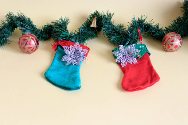 istock christmas stocking with festive decorations 1282541448
