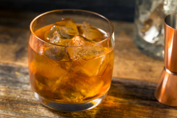 istock Boozy Refreshing French Connection Cocktail 1282542721