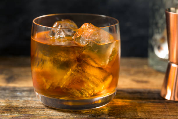 istock Boozy Refreshing French Connection Cocktail 1282542893