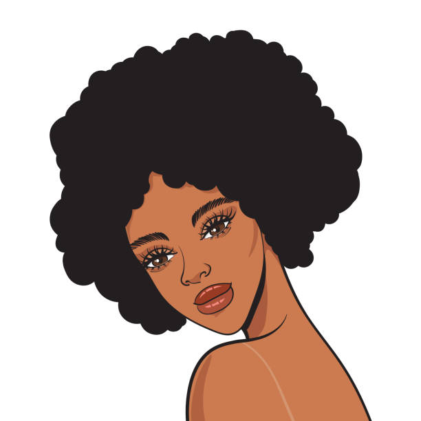 632 Black Hair Model Illustrations & Clip Art - iStock | Black hair woman,  Long hair, Black woman hair