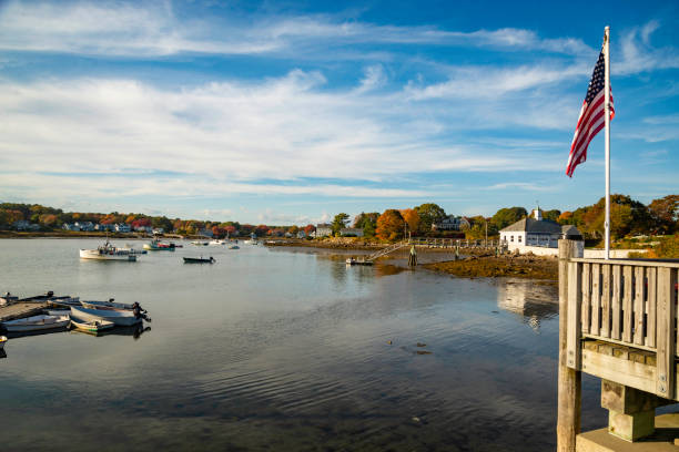 istock View of Camp Ellis during the fall, Maine USA 1282545178