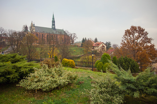Hills in town of Sandomierz, Poland