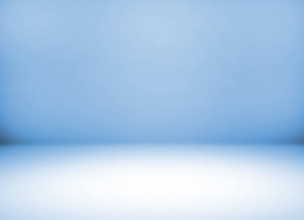 istock Blue room in the 3d. Blurred soft blue background, 3d render 1282546497