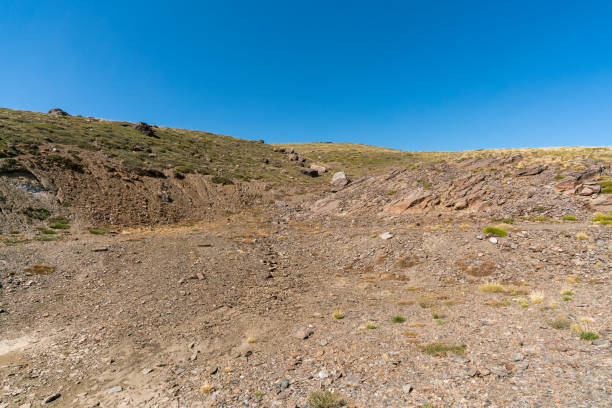 istock Eroded mountainside in Sierra Nevada 1282546795