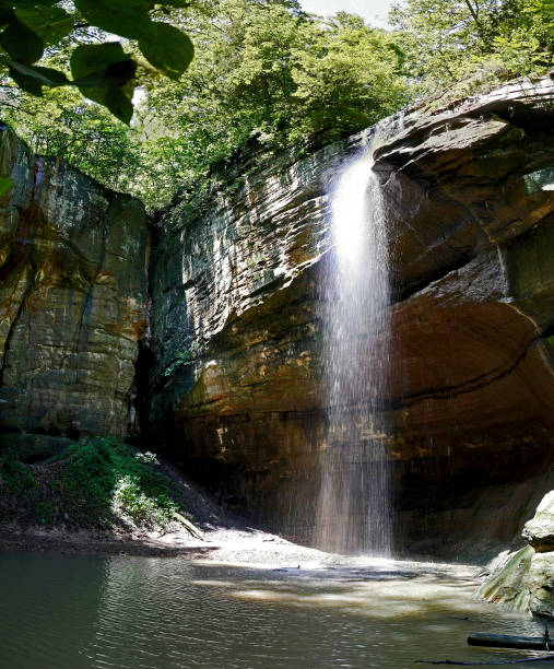 istock Scenic View Waterfall Tonte Starved Rock IL 1282552685