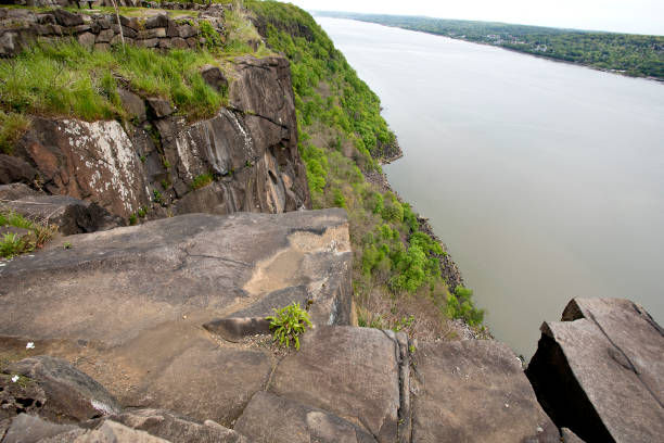 istock Palisade cliffs on the edge New Jersey over looking Hudson River 1282555156