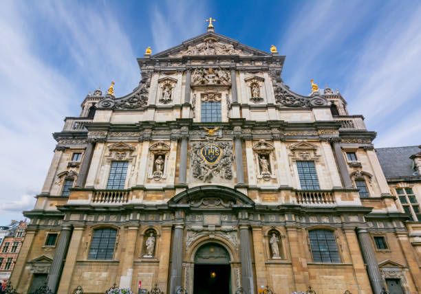 istock St. Charles Borromeo Church facade in Antwerp, Belgium 1282556564