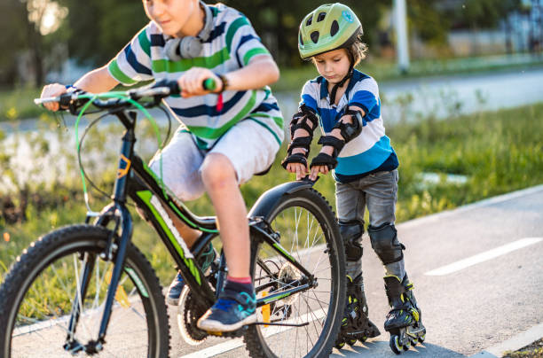 istock School kids plays on the street 1282562281