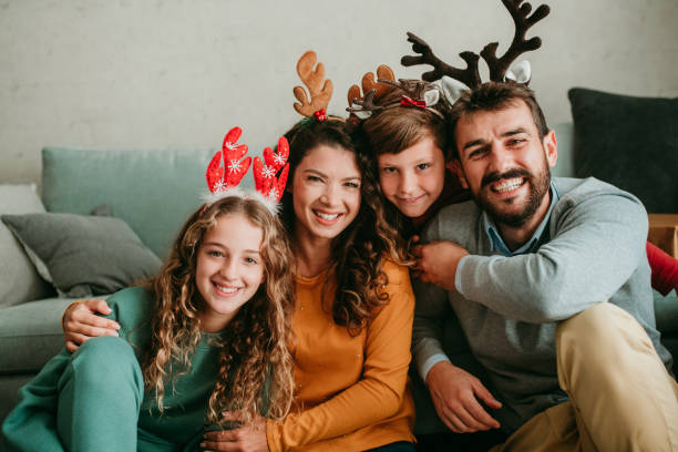istock Christmas Family Portrait 1282563272