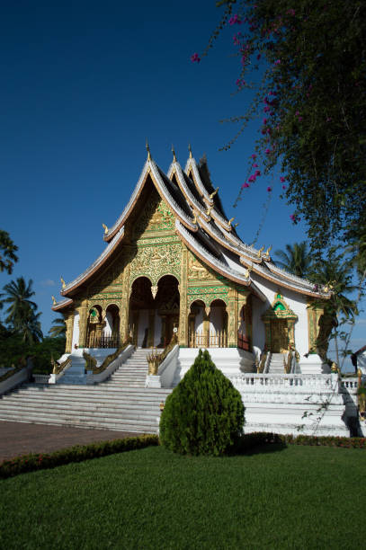 istock Wat May Souvannapoumaram Temple in Luang Prabang, Laos 1282576521