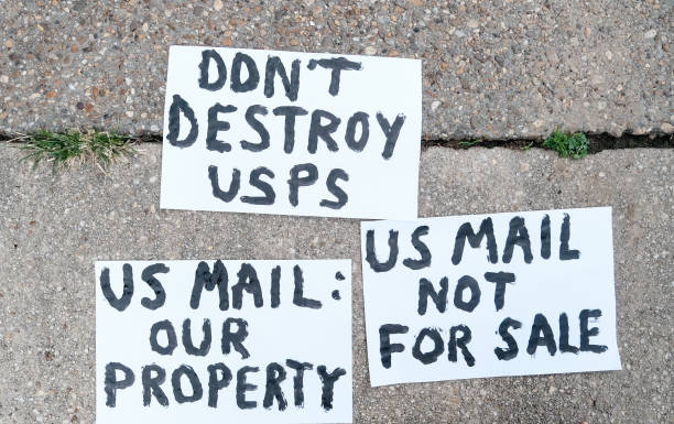istock Protests about United States Postal Service 1282579294