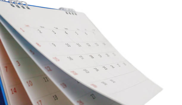 istock White paper desk calendar isolated on white background 1282580164