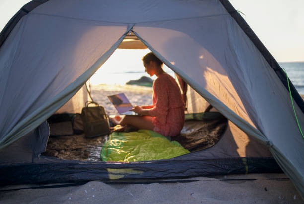 istock Woman Working In Nature. 1282580658