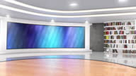 istock Television studio, virtual studio set. ideal for green screen compositing. 1282583736