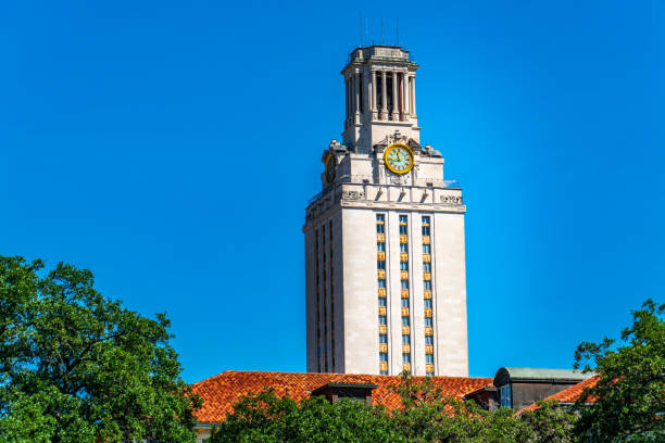istock Austin Clock Tower at University of Austin Iconic Landmark 1282588164