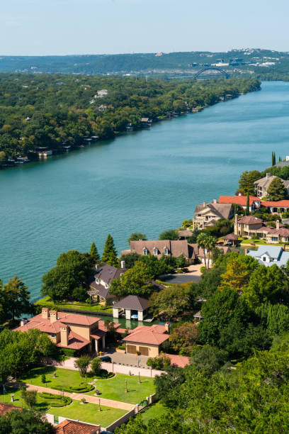 istock Waterfront Property along Colorado River in Austin Texas 1282589221