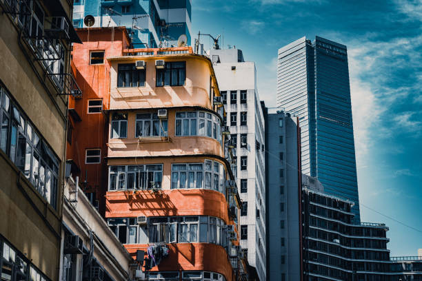 istock Street scape in Kowloon, Hong Kong 1282589763