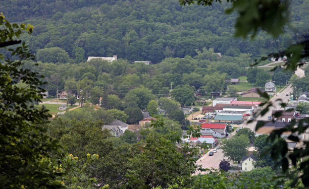 istock Gays Mills Wisconsin Above 1282590410