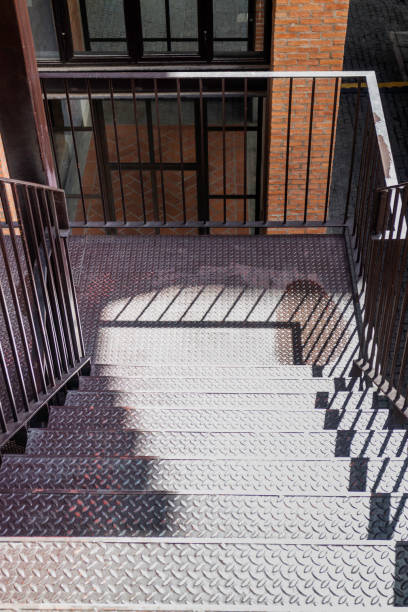 istock Stairwell in a modern building 1282592024
