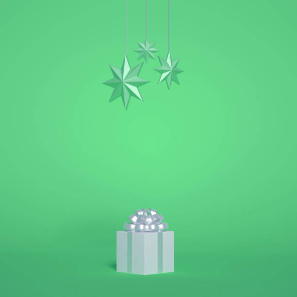 istock A group of Christmas objects to celebrate Christmas and New year. 3D-visualization 1282593498