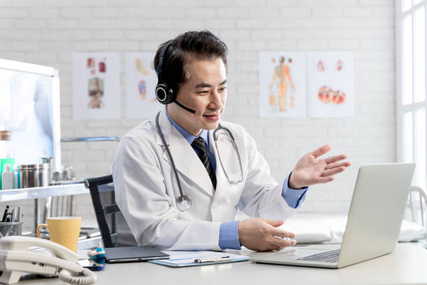 istock Telemedicine concept - doctor part 1282595211