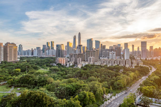 istock shenzhen city skyline 1282598036