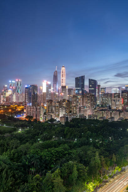 istock shenzhen city at night 1282598833