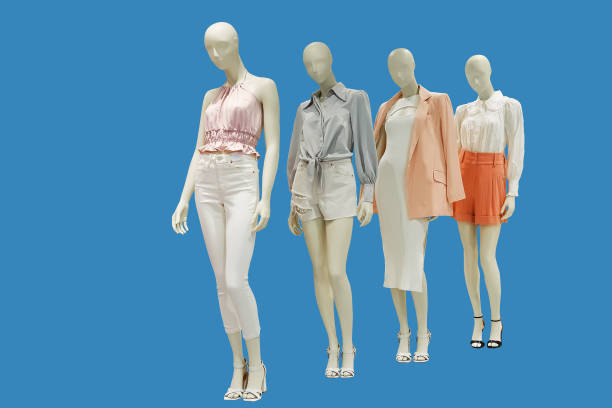 istock Four female mannequins. 1282603029