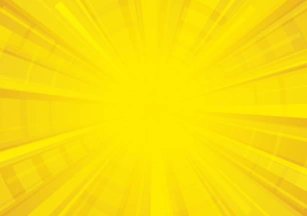 ilustrações de stock, clip art, desenhos animados e ícones de bright yellow comic star burst background - contemporary style flash