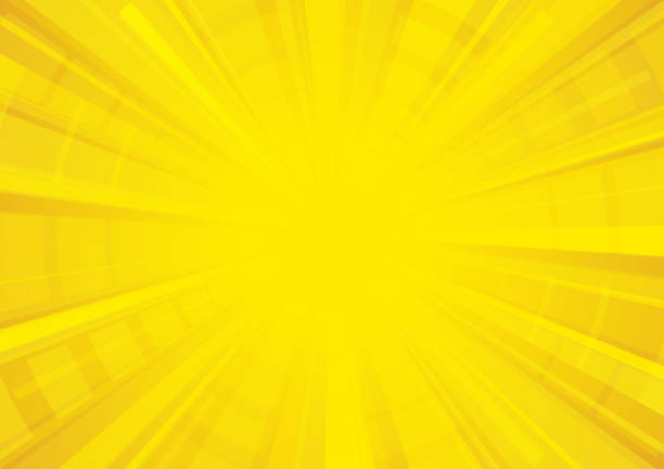 Bright yellow comic star burst background Yellow exploding star textured surface background vector illustration camera flash illustrations stock illustrations