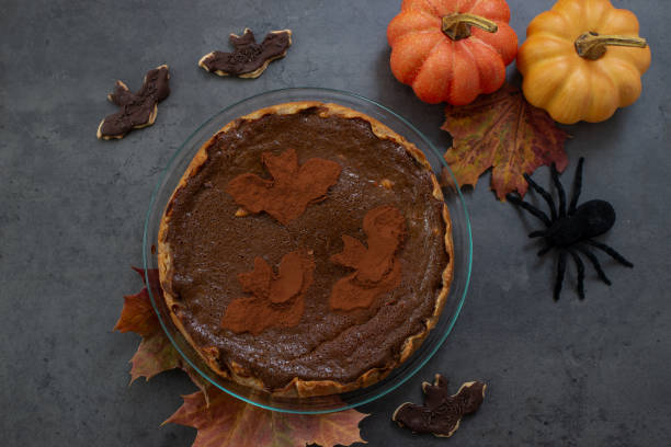 istock chocolate pumpkin pie 1282612665