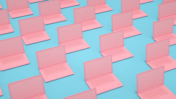 istock Blank Screen Laptop, Technology Background 1282614288