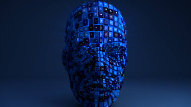 istock Concept illustration of a computer keys head 1282617991