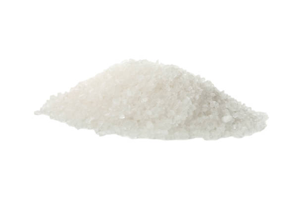 istock Stack of salt isolated on white background 1282623341