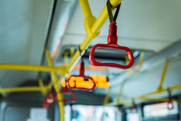 istock Handles on public transport 1282624504