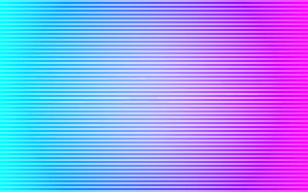 Abstract striped lined horizontal glowing background. Scan screen. Technological color futuristic background Abstract striped lined horizontal glowing background. Scan screen. Technological color futuristic card with stripes. Vector illustration. tv glitch stock illustrations
