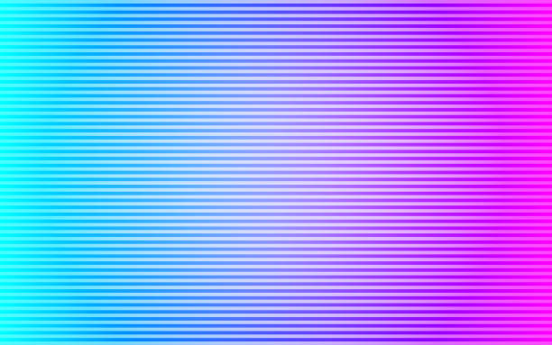 Abstract striped lined horizontal glowing background. Scan screen. Technological color futuristic background Abstract striped lined horizontal glowing background. Scan screen. Technological color futuristic card with stripes. Vector illustration. television lines stock illustrations