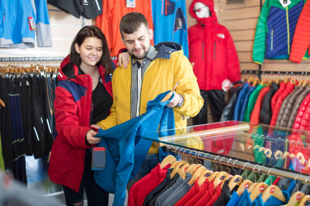 istock Couple deciding on track jacket 1282633812