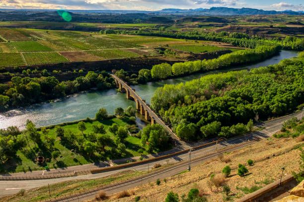 istock Medieval bridge in San Vicente de la Sonsierra. Rioja 1282642070