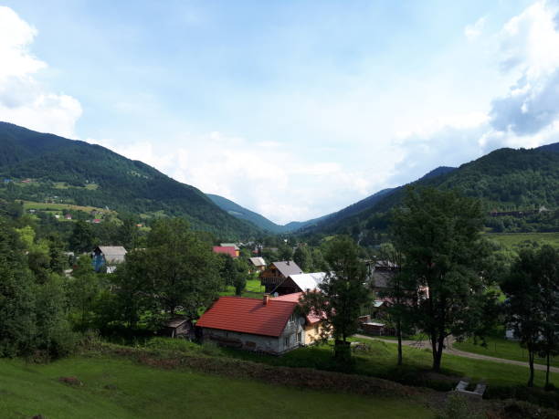 istock mountain village in the mountains 1282643884