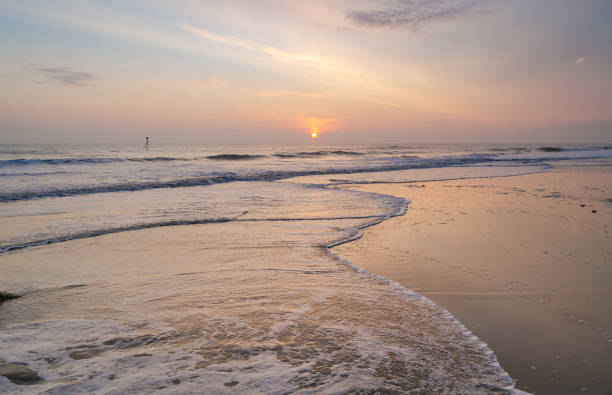 beach sunrise a tMablethorpe, Lincolnshire