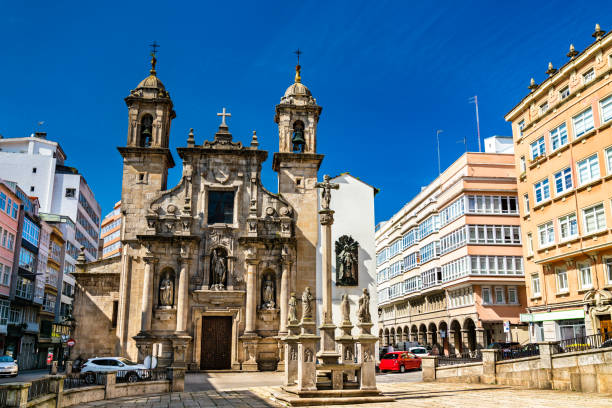 istock San Jorge Church in A Coruna, Spain 1282651763