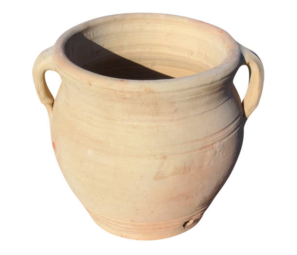 istock Tunisian clay pot. Isolated with clipping path. 1282656833