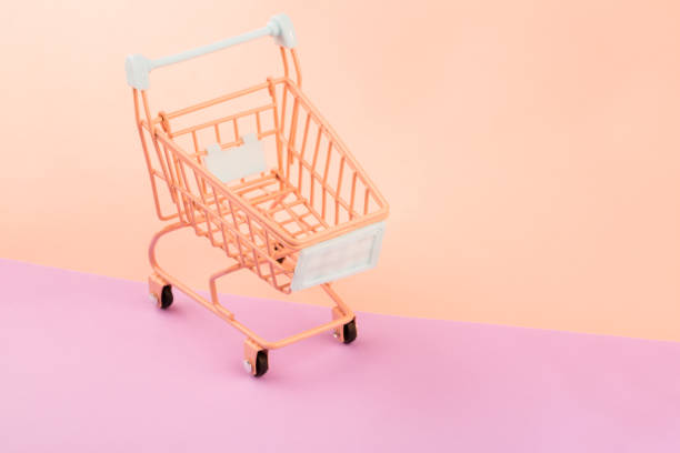 istock Empty shopping cart 1282664256