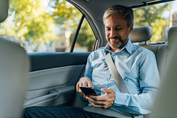 istock Man having his own driver. 1282670309