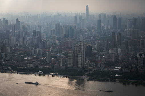 Skyline in Wuhan, Hubei, China